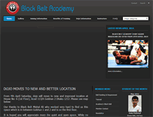 Tablet Screenshot of blackbeltacademybd.com